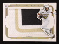 Travis Hunter 2025 Panini National Treasures Collegiate Rookie Silhouettes Silver #3 #31/49 RC at PristineAuction.com