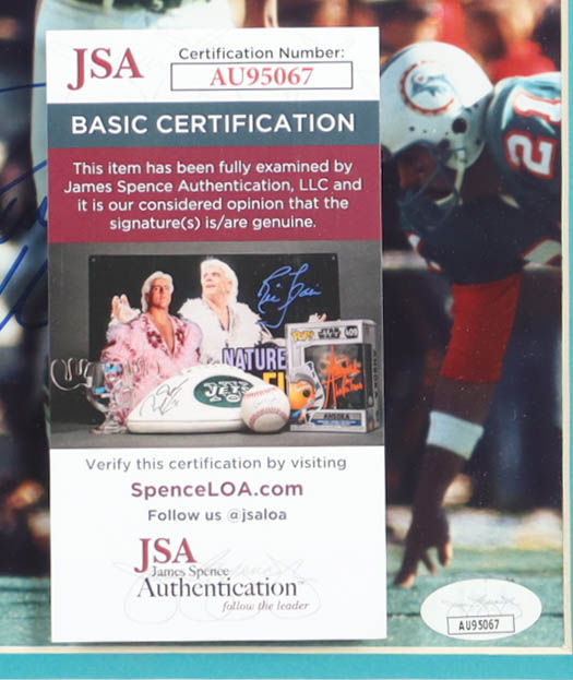 Paul Warfield Signed Dolphins Custom Framed Photo Display (JSA) at PristineAuction.com Paul Warfield Signed Dolphins Custom Framed Photo Display (JSA) at PristineAuction.com