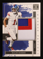 Malik Nabers 2025 Panini Impeccable Immense Patches #17 #33/49 at PristineAuction.com