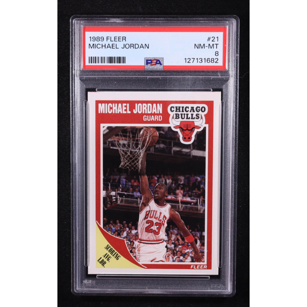 Michael Jordan 1989 Fleer #21 (PSA 8) at PristineAuction.com