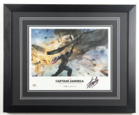 Stan Lee Signed LE "Captain America: The Winter Soldier" Custom Framed Art Print (PSA) at PristineAuction.com