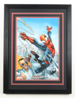 Stan Lee Signed "The Amazing Spider-Man" Custom Framed Art Print (PSA) at PristineAuction.com