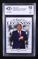 Donald J. Trump 2022 Leaf Special Release Legends Achievement #LA03 (BCCG 10) at PristineAuction.com