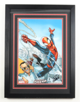 Stan Lee Signed "The Amazing Spider-Man" Custom Framed Art Print (PSA) at PristineAuction.com