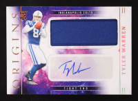 Tyler Warren 2025 Panini Origins Rookie Jumbo Jersey Autographs #8 RC at PristineAuction.com