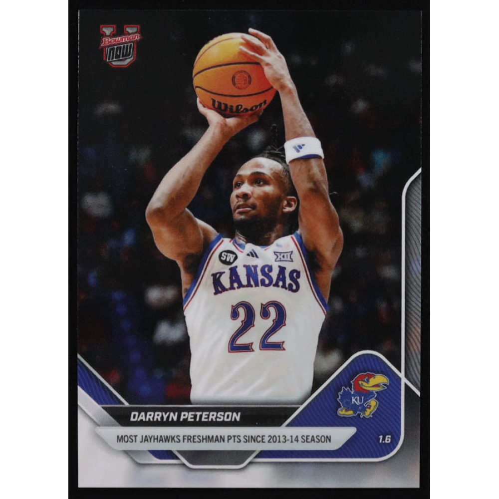 Darryn Peterson 2025-26 Bowman University Now #47 at PristineAuction.com