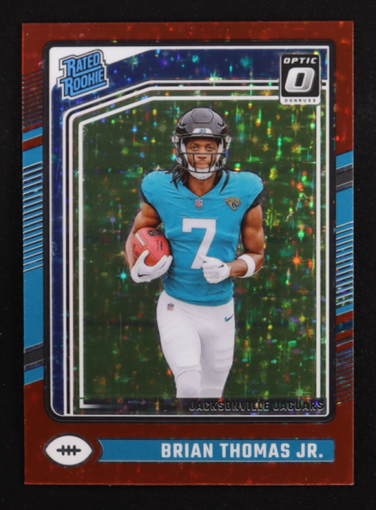 Brian Thomas Jr. 2024 Donruss Optic Red Stars #214 RR RC