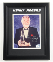 Kenny Rogers Signed Custom Framed Photo Display (JSA) at PristineAuction.com