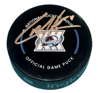 Cale Makar Signed Avalanche 30th Anniversary Official Game Puck (Fanatics) at PristineAuction.com