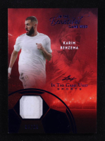 Karim Benzema 2025 Leaf ITG Used Sports In The Beautiful Game Relic Blue Foil #BU9 #62/65 at PristineAuction.com