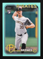 Paul Skenes 2024 Topps Update Aqua #US100 RC at PristineAuction.com