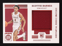 Scottie Barnes 2021-22 Panini Chronicles Draft Picks Encased Substantial Rookie Swatches Red #6 #016/199 RC at PristineAuction.com