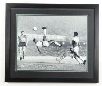 Pele Signed Team Brazil Custom Framed Photo Display (PSA) at PristineAuction.com