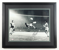 Pele Signed Team Brazil Custom Framed Photo Display (PSA) at PristineAuction.com
