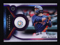 Jose Altuve 2021 Topps Tribute Stamp Of Approval Relic #SOA-JA #23/50 at PristineAuction.com
