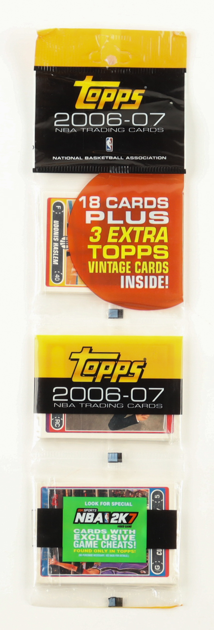2006-07 Topps Basketball Rack Pack with (21) Cards at PristineAuction.com 2006-07 Topps Basketball Rack Pack with (21) Cards at PristineAuction.com