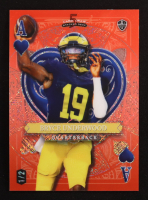 Bryce Underwood 2024 Wild Card 5 Card Draw Stacked Deck Ace Red Cross Hatch #BUN #1/2 at PristineAuction.com