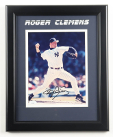 Roger Clemens Signed Yankees Custom Framed Photo Display (JSA) at PristineAuction.com