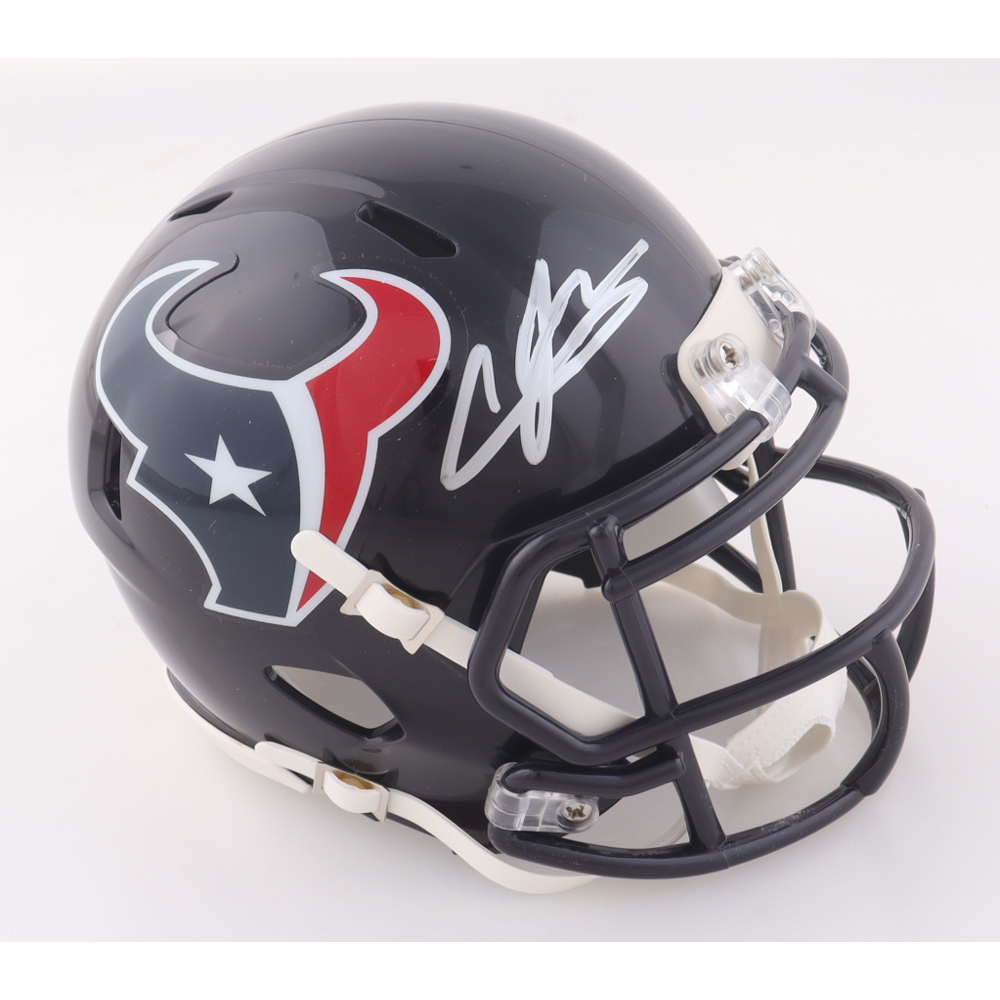 Andre Johnson Signed Texans Speed Mini Helmet (Beckett) at PristineAuction.com