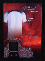 Harry Kane 2025 Leaf ITG Used Sports In The Beautiful Game Relic Silver Sparkle Foil #BU7 #21/35 at PristineAuction.com