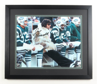 Joe Namath Signed Jets Custom Framed Photo (JSA) at PristineAuction.com