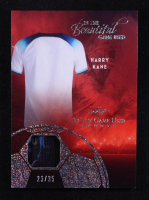 Harry Kane 2025 Leaf ITG Used Sports In The Beautiful Game Relic Silver Sparkle Foil #BU7 #23/35 at PristineAuction.com