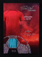 Mohamed Salah 2025 Leaf ITG Used Sports In The Beautiful Game Relic Silver Sparkle Foil #BU16 #06/35 at PristineAuction.com