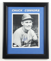 Chuck Connors Signed Dodgers Custom Framed Photo Display (JSA) at PristineAuction.com