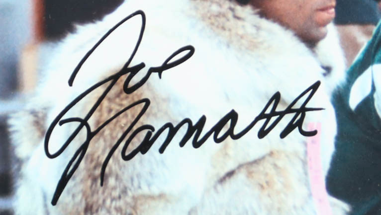 Joe Namath Signed Jets Custom Framed Photo (JSA) at PristineAuction.com Joe Namath Signed Jets Custom Framed Photo (JSA) at PristineAuction.com