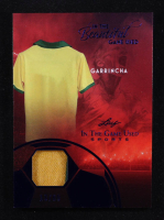 Garrincha 2025 Leaf ITG Used Sports In The Beautiful Game Relic Blue Foil #BU6 #13/65 at PristineAuction.com