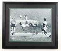 Pele Signed Team Brazil Custom Framed Photo Display (PSA) at PristineAuction.com