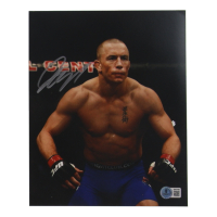 Georges St-Pierre Signed UFC 8x10 Photo (Beckett) at PristineAuction.com
