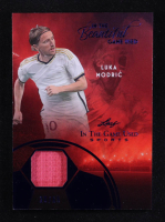 Luka Modric 2025 Leaf ITG Used Sports In The Beautiful Game Relic Blue Foil #BU13 #28/65 at PristineAuction.com