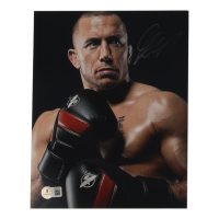 Georges St-Pierre Signed UFC 8x10 Photo (Beckett) at PristineAuction.com