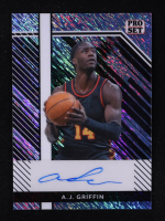 A.J. Griffin 2024 Leaf Collective Pro Set Autographs Shimmer Light Blue #PSA-AJG #4/10 at PristineAuction.com