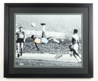Pele Signed Team Brazil Custom Framed Photo Display (PSA) at PristineAuction.com