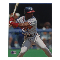 Ron Gant Signed Braves 8x10 Photo (Beckett) at PristineAuction.com