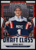 Drake Maye 2024 Rookies and Stars Draft Class #3 RC at PristineAuction.com