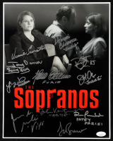 "Sopranos" 11x14 Print Cast-Signed By (9) Lorraine Bracco, Federico Castelluccio, & Dan Grimaldi with Multiple Character Inscriptions (JSA) at PristineAuction.com