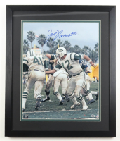 Joe Namath Signed Jets Custom Framed Photo (PSA) at PristineAuction.com