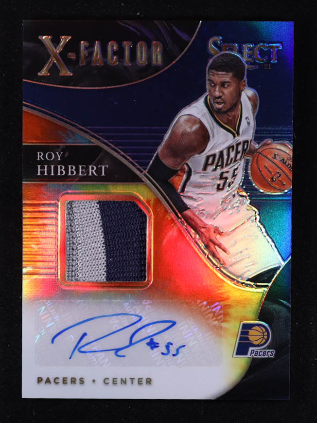 Roy Hibbert 2020-21 Panini Select X-Factor Memorabilia Signatures #XF-RHB #06/25 at PristineAuction.com Roy Hibbert 2020-21 Panini Select X-Factor Memorabilia Signatures #XF-RHB #06/25 at PristineAuction.com