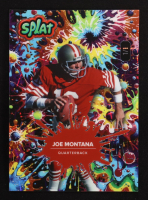 Joe Montana 2025 Wild Card Splat Tie Dye Lazer Background9 #JM #1/1 at PristineAuction.com