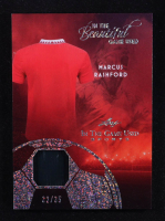 Marcus Rashford 2025 Leaf ITG Used Sports In The Beautiful Game Relic Silver Sparkle Foil #BU14 #32/35 at PristineAuction.com
