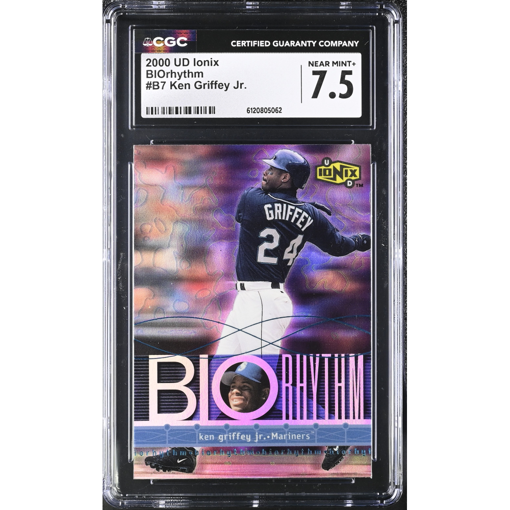 Ken Griffey Jr. 2000 UD Ionix BIOrhythm #B7 (CGC 7.5) at PristineAuction.com