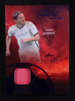 Luka Modric 2025 Leaf ITG Used Sports In The Beautiful Game Relic Blue Foil #BU13 #35/65 at PristineAuction.com