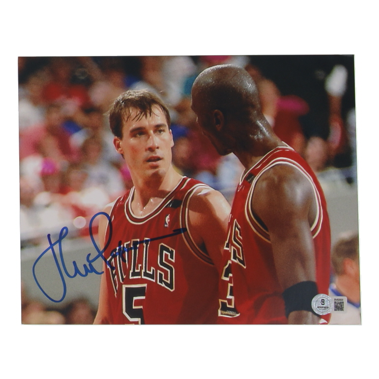 John Paxson Signed Bulls 8x10 Photo (Beckett) at PristineAuction.com John Paxson Signed Bulls 8x10 Photo (Beckett) at PristineAuction.com