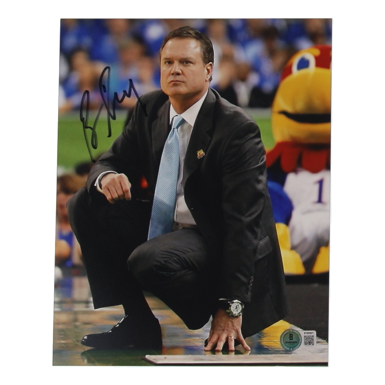Bill Self Signed Kansas Jayhawks 8x10 Photo (Beckett) at PristineAuction.com Bill Self Signed Kansas Jayhawks 8x10 Photo (Beckett) at PristineAuction.com