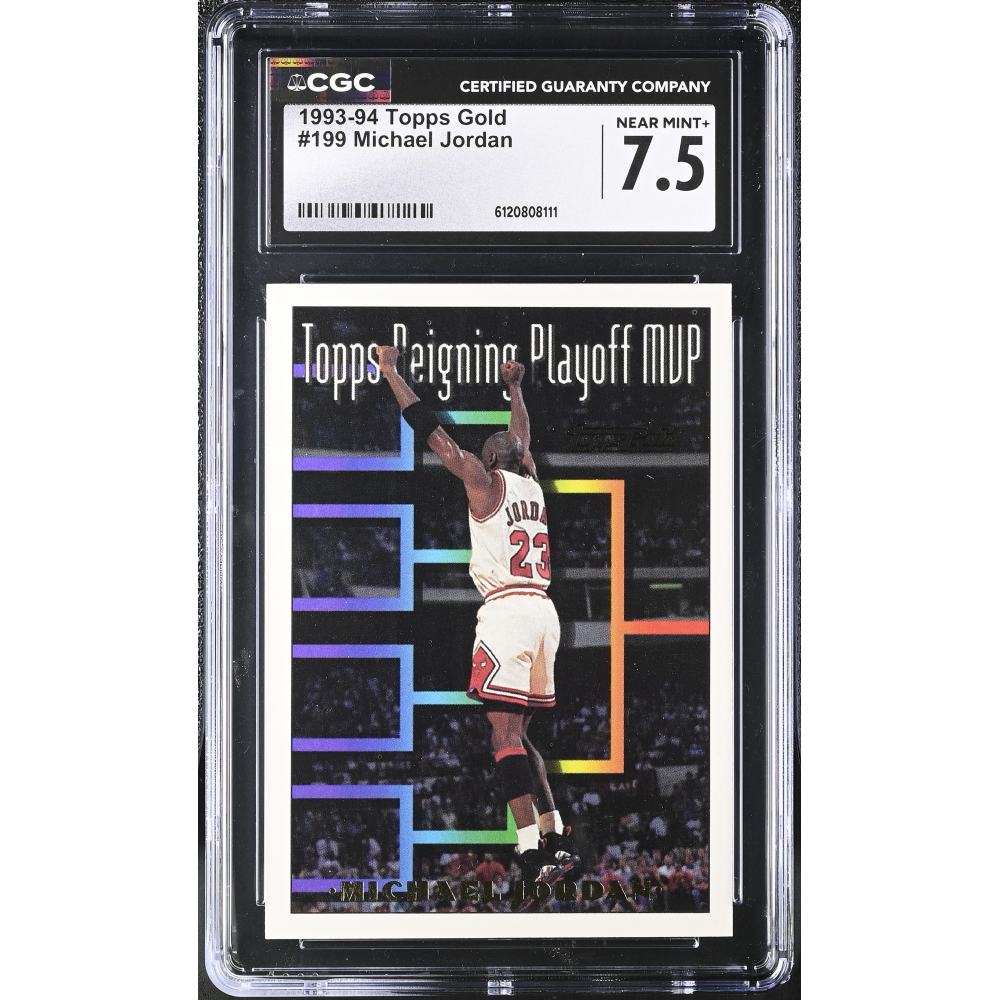 Michael Jordan 1993-94 Topps Gold #199 (CGC 7.5) at PristineAuction.com