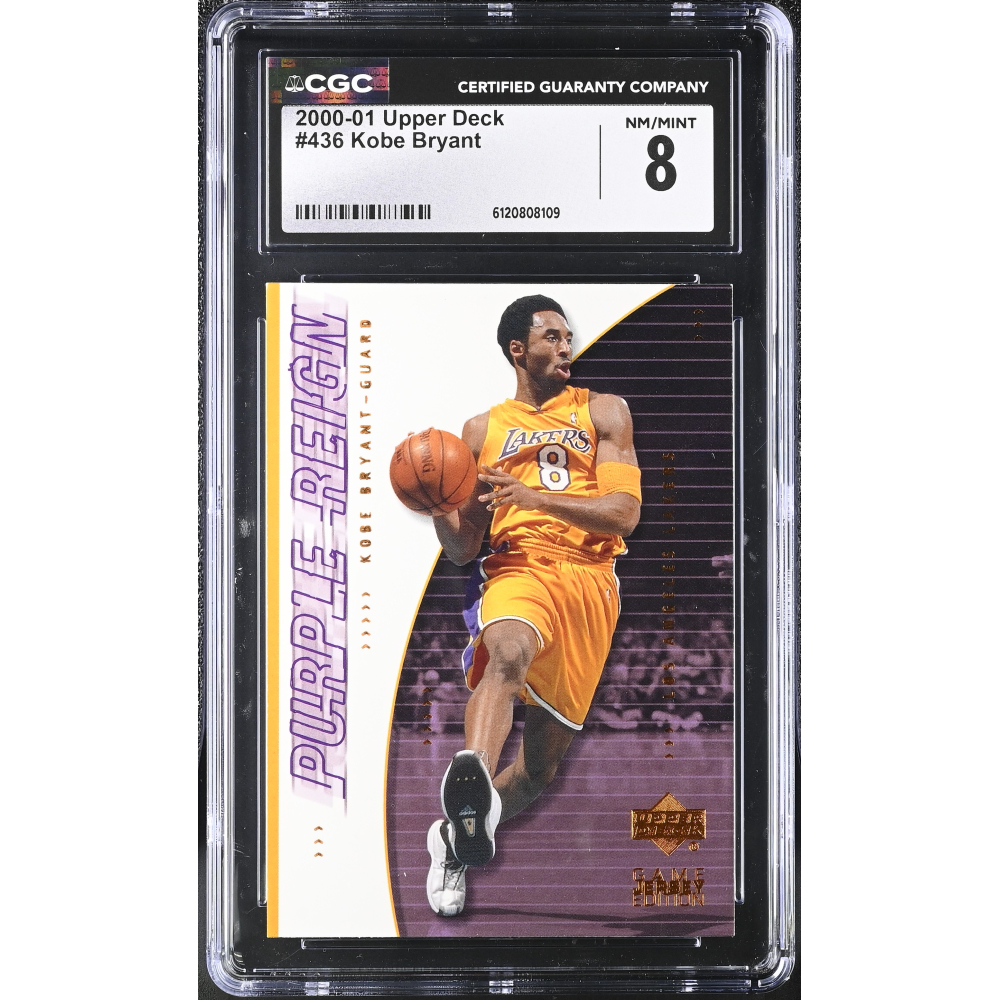Kobe Bryant 2000-01 Upper Deck #436 (CGC 8) at PristineAuction.com