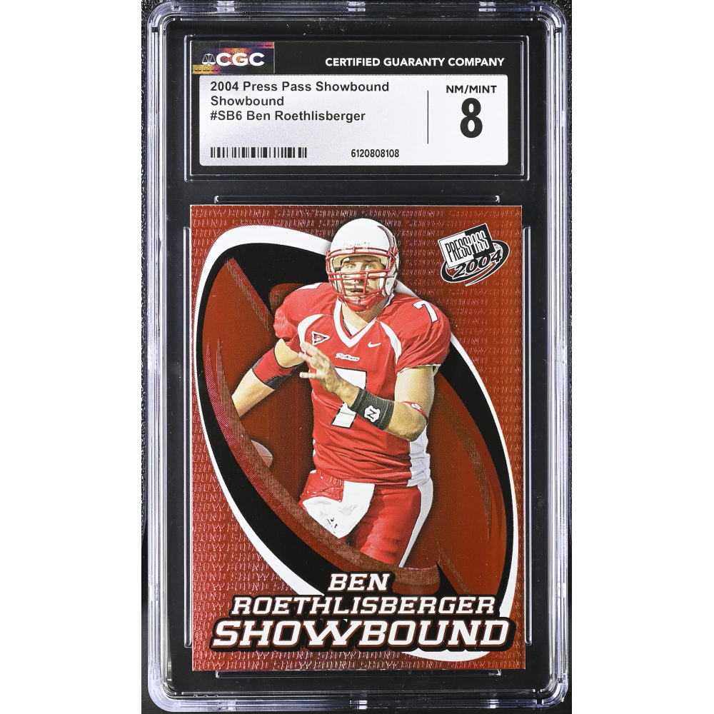 Ben Roethlisberger 2004 Press Pass Showbound Showbound #SB6 (CGC 8) at PristineAuction.com